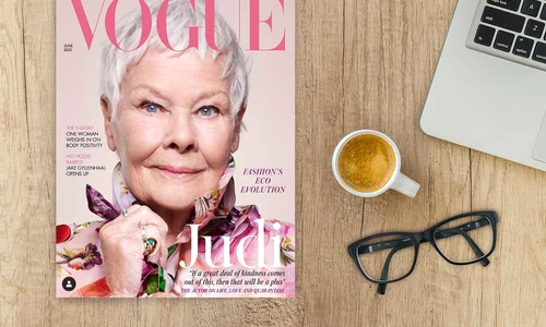 judi dench vogue png