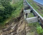 Șosea surpată în județul Galați FOTO: Direcția Drumuri și Poduri Buzău