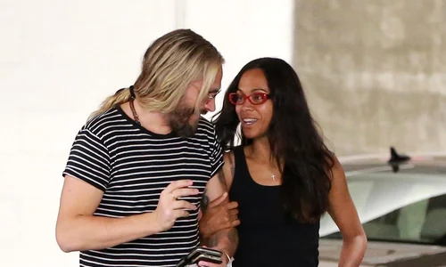 Zoe Saldana and Marco Perego hold hands while out in Beverly Hills jpeg