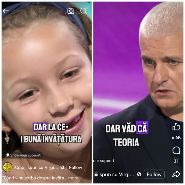 Copiii spun, cu Virgil Ianțu, despre învățătură. Teorie versus Practică, într-o conversație plină de umor VIDEO