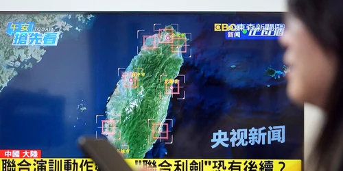 China a trimis armata în jurul Taiwanului FOTO Profimedia 