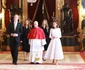 Regina Letizia, Regele Felipe și fiicele lor, Prințesa Leonor și Infanta Sofia la întâlnirea cu Papa Leon FOTO FOTO Casa Regală spaniolă (29) jpg