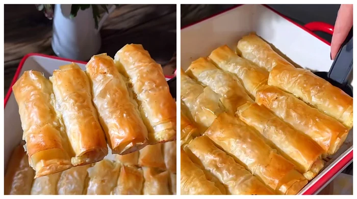 Plăcintă cu vanilie / FOTO: Colaj captură video TikTok