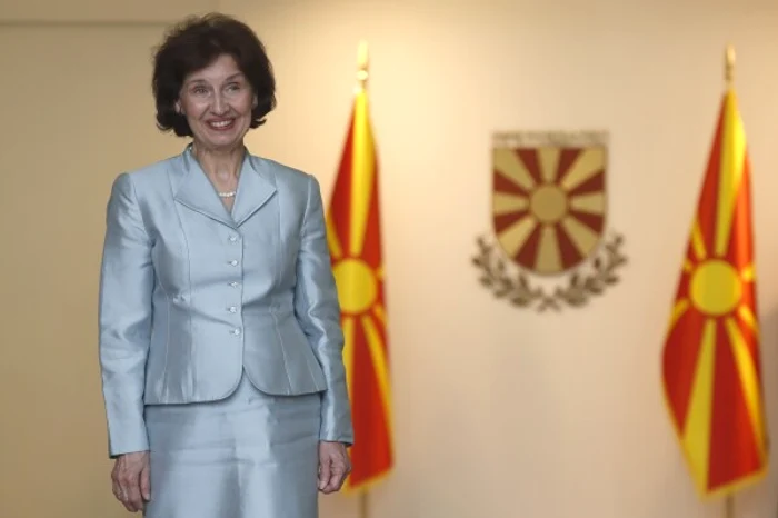 Gordana Siljanovska-Davkova, președintele naționalist nou ales al Macedoniei de Nord FOTO: X