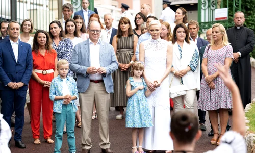 Prințesa Charlene și Albert picnic jpg