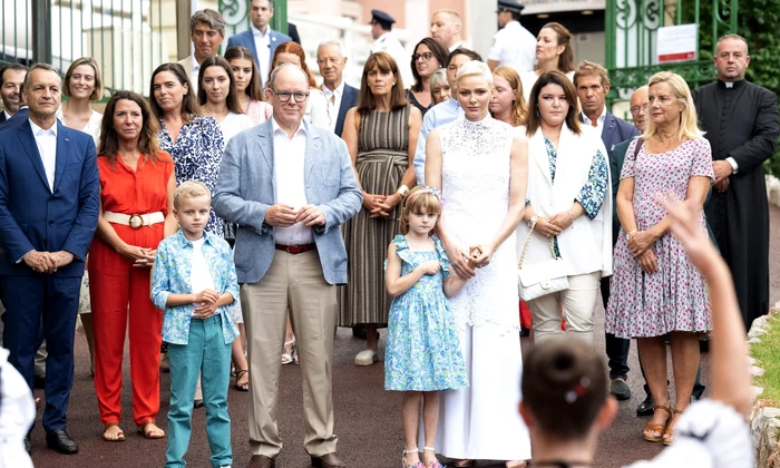 Prințesa Charlene și Albert picnic jpg