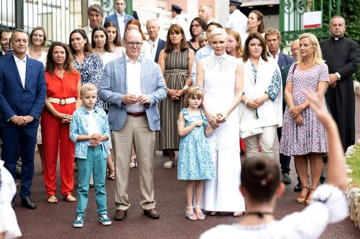 Prințesa Charlene și Albert picnic jpg