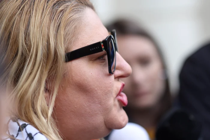 Diana Șoșoacă acuză alianța dintre PSD și AUR pentru moțiunea de cenzură FOTO: Inquam Photos / Geor