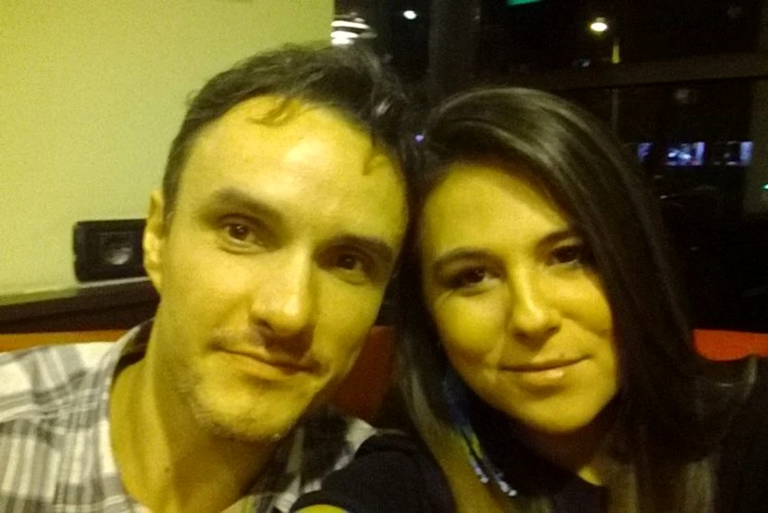 Angel Popescu şi Laura. (Foto: Arhiva personală)