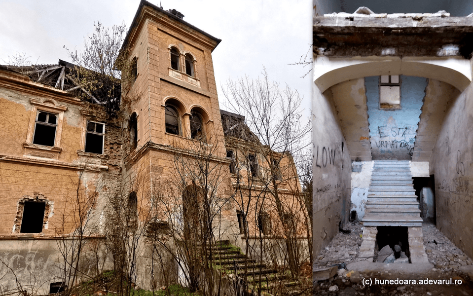 Legendele întunecate din vechile castele ale României. Ruina care seamănă izbitor cu casa familiei Addams VIDEO
