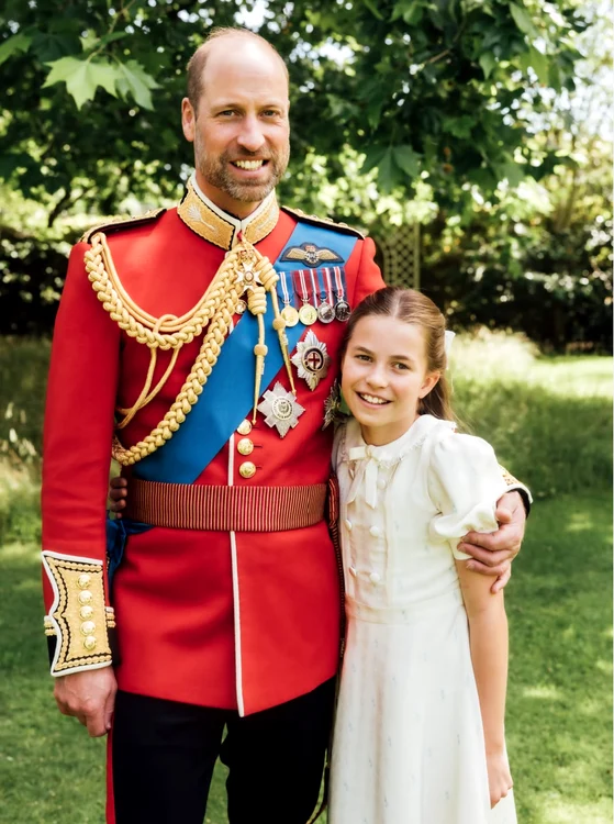 William și Charlotte de Ziua Tatălui, Foto Instagram png