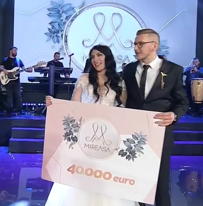 Ela și Petrică, marii câștigători ai sezonului 4 Mireasa! Foto: Captură Video