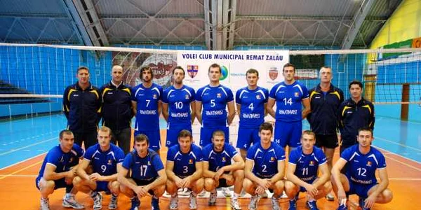 Remat Zalău a rămas singura echipă masculină de volei din România în cupele europene