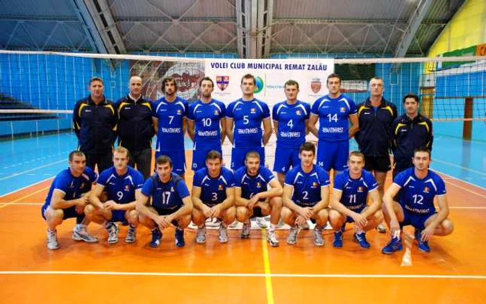 Remat Zalău a rămas singura echipă masculină de volei din România în cupele europene