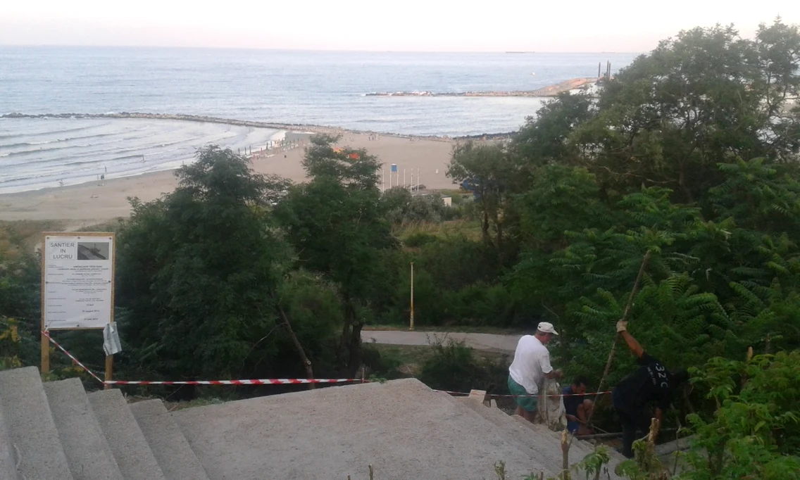 Tiroliană pe litoral 