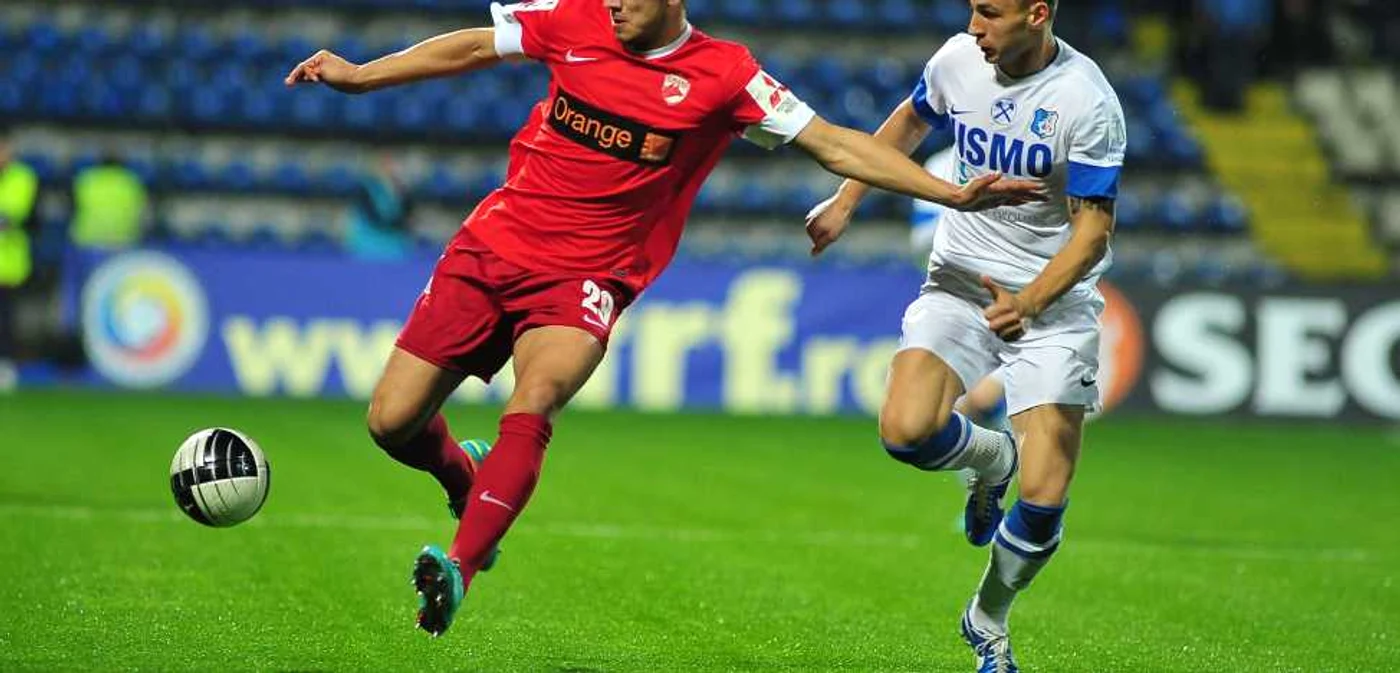 Dinamo a învins-o pe Pandurii Tg. Jiu în optimile Cupei României. FOTO Mediafax