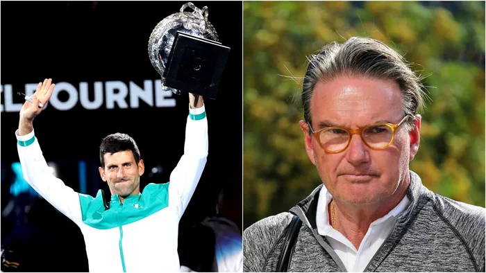 Jimmy Connors (dreapta), discurs acid despre ce i s-a întâmplat lui Novak Djokovici, anul trecut.