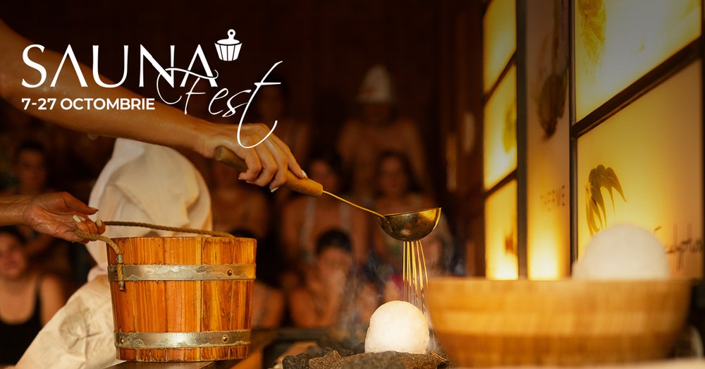 Începe cel mai mare festival al spectacolelor în saună din lume,  Sauna Fest 2024, la Therme București!
