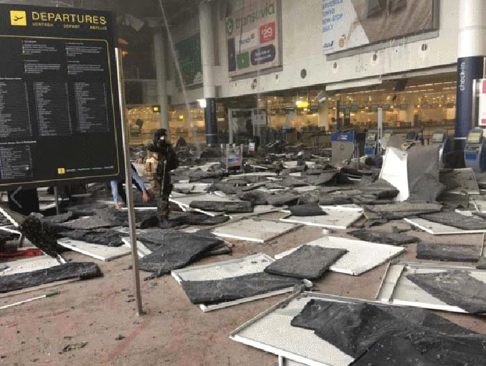 
    Atentate teroriste Bruxelles: toate zborurile către România au fost anulatefoto: twitter  