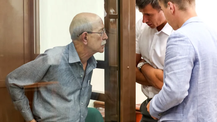 Cercetătorul Viktor Kudriavțev, la tribunal/ FOTO: concernedscientists.org