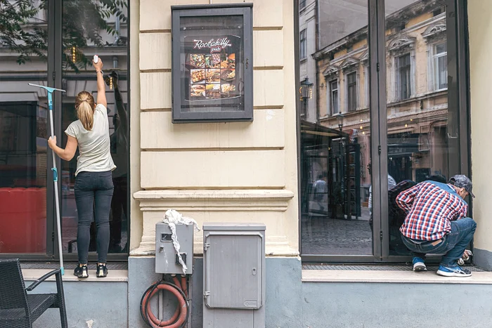 Pregătirile în Centrul Vechi erau sâmbătă în toi