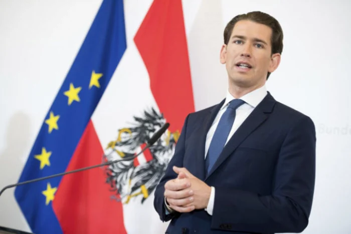 Cancelarul austriac Sebastian Kurz