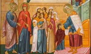Icoana Intrarea in Biserica a Maicii Domnului  Sursa foto shutterstock 1421462444 jpg