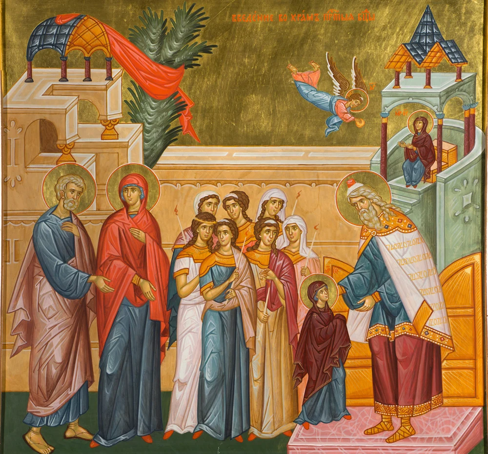 Sărbătoare pe 21 noiembrie: intrarea în Biserică a Maicii Domnului, prima zi cu dezlegare la pește din postul Crăciunului