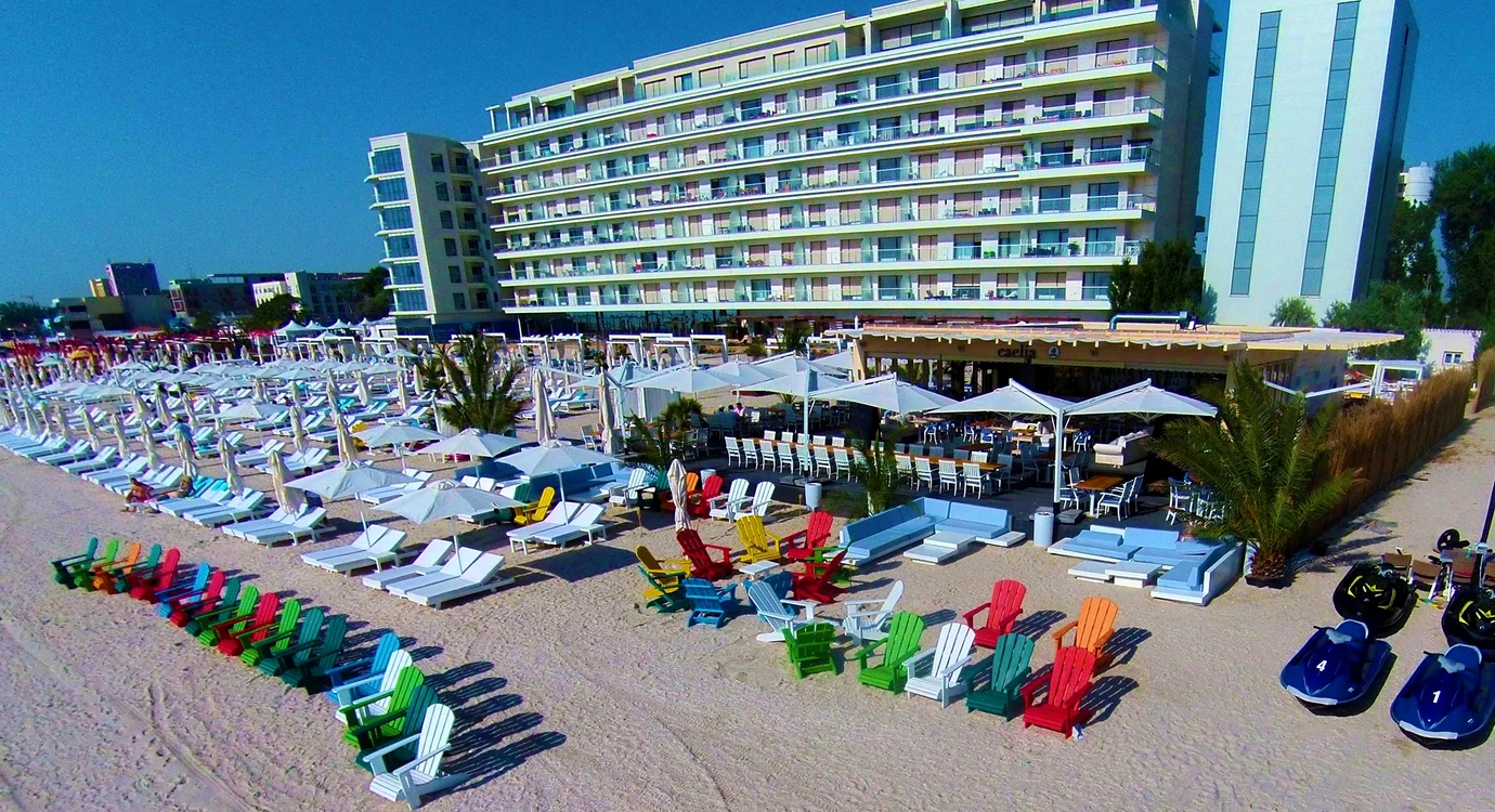 Caelia Beach din Mamaia este locul preferat al vedetelor de pe litoral