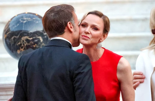 Prințul Albert și Prințesa Charlene de Monaco au organizat un dineu de stat în cinstea soților Macron, Profimedia