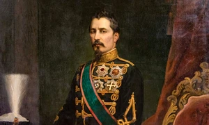 Portretul oficial al lui Alexandru Ioan Cuza, autor Carol Popp de Szathmari (©  Muzeul Național de Istorie a României)