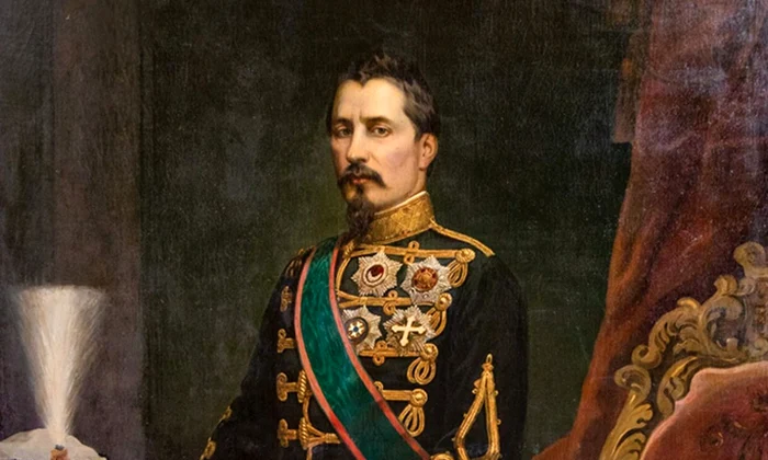 Portretul oficial al lui Alexandru Ioan Cuza, autor Carol Popp de Szathmari (©  Muzeul Național de Istorie a României)