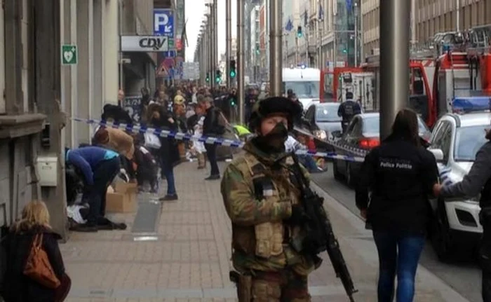 Algerianul arestat este suspectat că ar fi furnizat acte false pentru teroriștii din atentatele de la Bruxellesfoto: AP