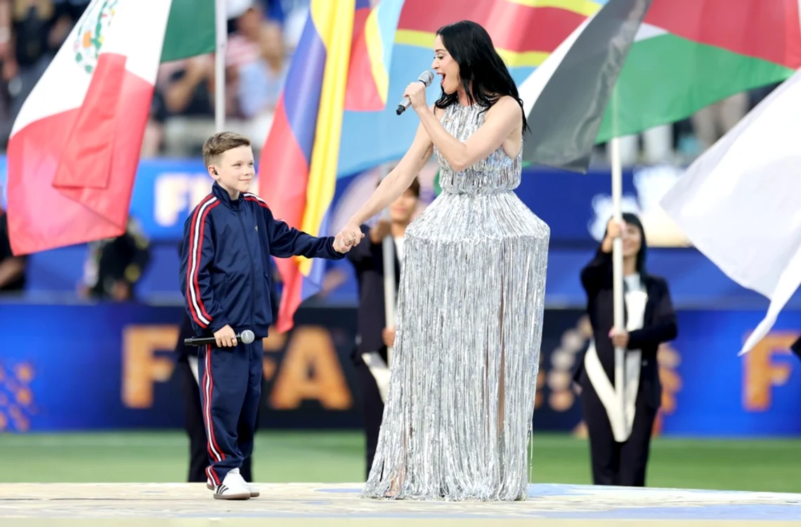 Katy Perry a apărut alături de cântăreţul norvegian în vârstă de 10 ani, Tius Luka (Foto: EPAImages)