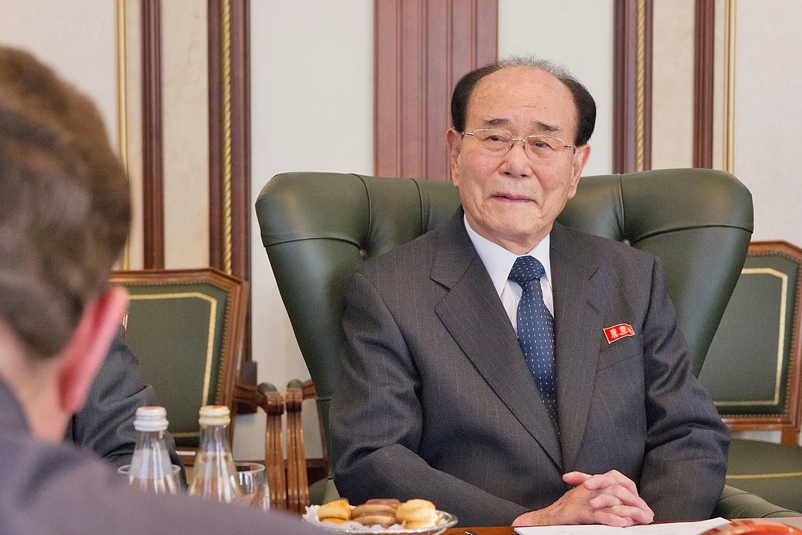 Kim Yong Nam a murit la 97 de ani. FOTO: X/@JucheMaxing
