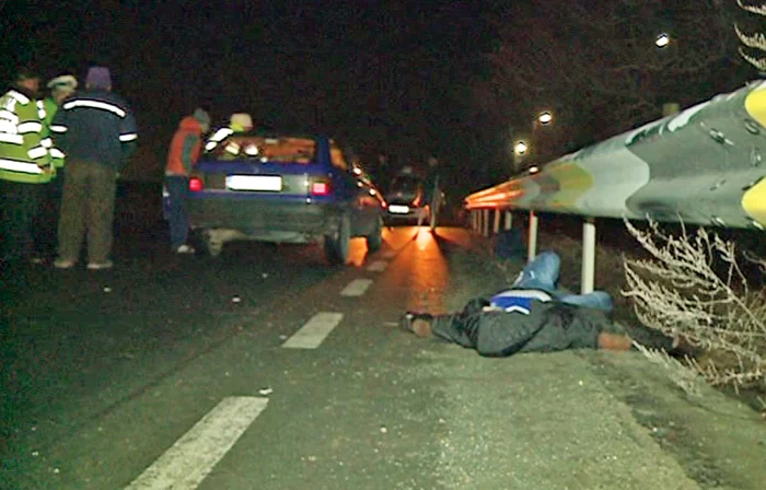 Deţinutul a fost lovit în plin de şoferul beatFoto: www.reporterntv.ro