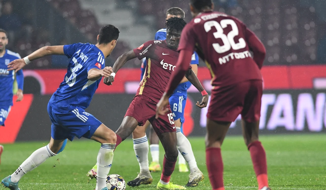 Emmanuel Yeboah „a închis” tabela pentru CFR Cluj (FOTO: Sportpictures)