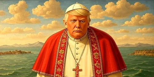 Donald Trump ca papă Foto Cypress   X jpg