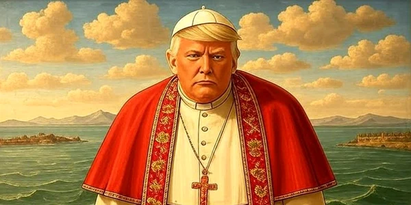 Donald Trump ca papă Foto Cypress   X jpg