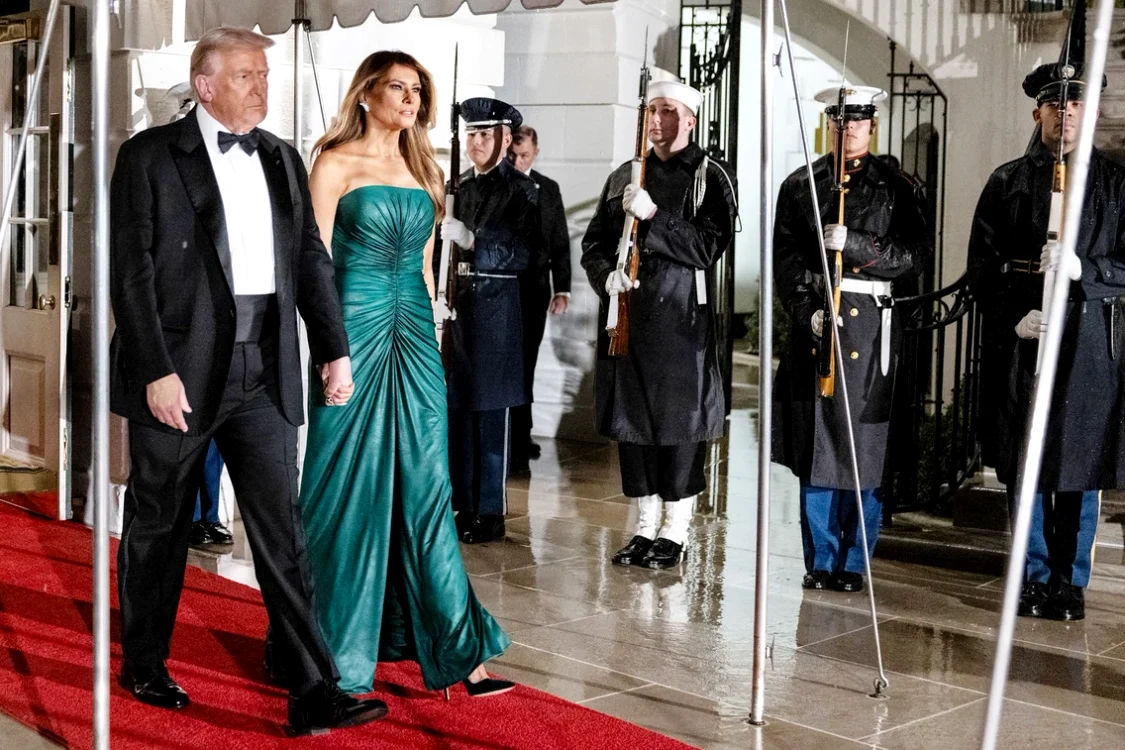 Melania Trump a defilat alături de Donald Trump / FOTO: Profimedia / Getty Images