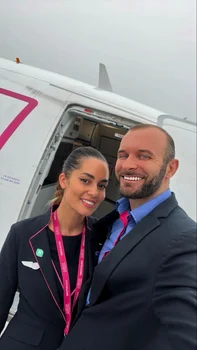 Iana și Jasmin s-au căsătorit acum 3 ani. foto: Wizz Air