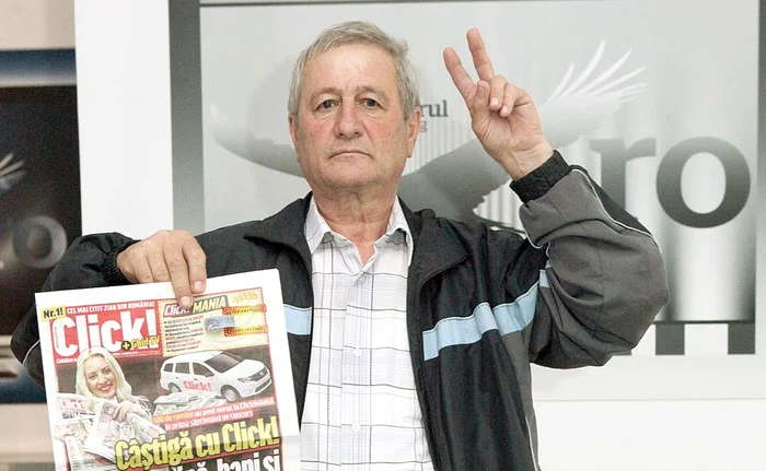 Gigel Beznea a câştigat 300 de lei cu Click!