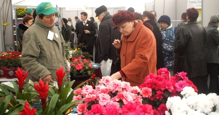 Florile sunt prezente cu o ofertă bogată la târg