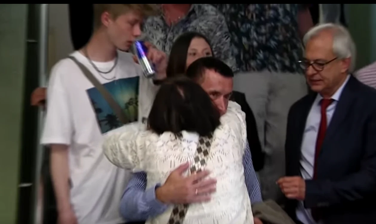 Bărbatul a fost eliberat după 13 ani de închisoare. FOTO captură video YouTube Sat1 Bayern