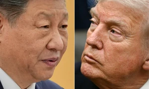 Xi Jinping și Donald Trump FOTO AFP
