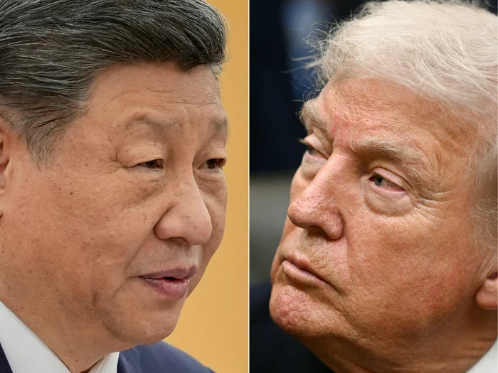 Xi Jinping şi Donald Trump, adversari în războiul taxelor vamale. FOTO: AFP