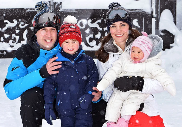 Munții Alpi din Franța a fost locul ales de Kate, William și cei doi copii pentru vacanța la schi