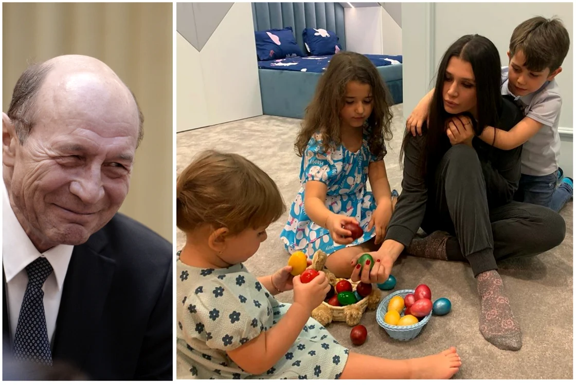 Traian Băsescu e topit după cei trei nepoți