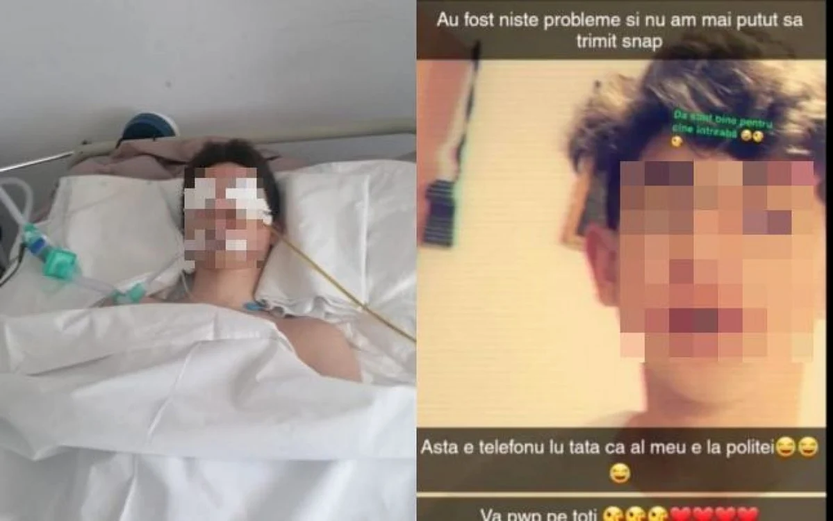 Andrei Ivan şi agrssorul său Foto Facebook „Luptă pt Seby“