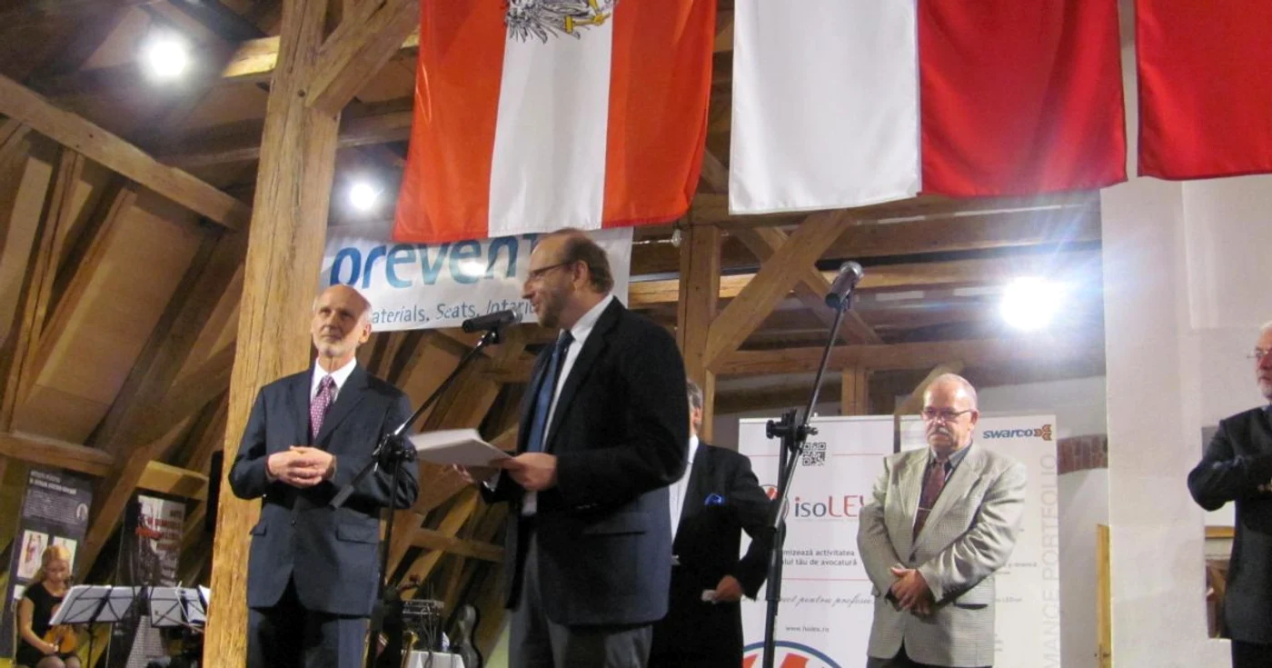 Gerhard Reiweger şi  Jiří Šitler, ambasadorii Austirie şi Cehiei FOTO Ştefan Both